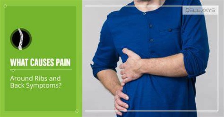 What causes lower back rib pain?