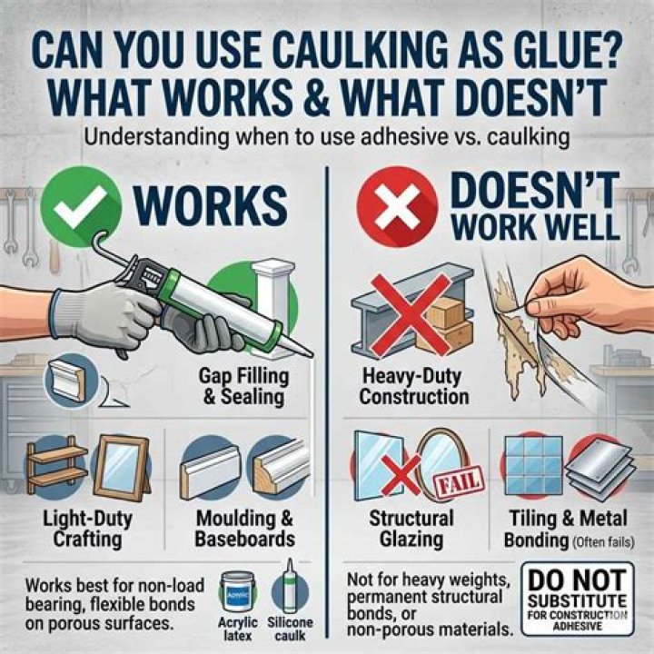 What dissolves caulking?